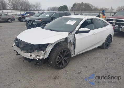 2021 Honda Civic Sport z USA, uszkodzony, nr VIN 2HGFC2F81MH536534